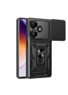 Xiaomi Redmi 13 4G Kılıf Magnetik Standlı Kamera Korumalı Redclick Sürgülü Vega Kapak