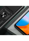 Xiaomi Redmi 13 4G Kılıf Magnetik Standlı Kamera Korumalı Redclick Sürgülü Vega Kapak