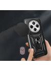 Xiaomi Redmi 14C 4G Kılıf Magnetik Standlı Kamera Korumalı Redclick Sürgülü Vega Kapak