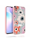 Xiaomi Redmi 9a Kılıf Desenli Kamera Korumalı Parlak Redclick Nora Kapak