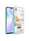 Xiaomi Redmi 9a Kılıf Kamera Korumalı Desenli Sert Silikon Redclick Epoksi Kapak