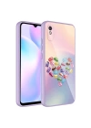 Xiaomi Redmi 9a Kılıf Kamera Korumalı Desenli Sert Silikon Redclick Epoksi Kapak