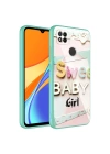 Xiaomi Redmi 9c Kılıf Kamera Korumalı Desenli Sert Silikon Redclick Epoksi Kapak