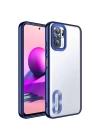 Xiaomi Redmi Note 10 Kılıf Kamera Korumalı Logo Gösteren Redclick Omega Kapak