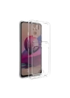 Xiaomi Redmi Note 10 Kılıf Kartlıklı Şeffaf Redclick Setra Clear Silikon Kapak