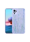 Xiaomi Redmi Note 10 Kılıf Simli Desenli Kamera Korumalı Parlak Redclick Popy Kapak