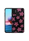 Xiaomi Redmi Note 10 Kılıf Simli Desenli Kamera Korumalı Parlak Redclick Popy Kapak