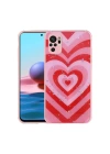 Xiaomi Redmi Note 10 Kılıf Simli Desenli Kamera Korumalı Parlak Redclick Popy Kapak