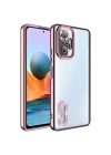 Xiaomi Redmi Note 10 Pro Kılıf Kamera Korumalı Logo Gösteren Redclick Omega Kapak