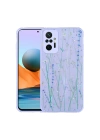 Xiaomi Redmi Note 10 Pro Kılıf Simli Desenli Kamera Korumalı Parlak Redclick Popy Kapak
