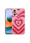Xiaomi Redmi Note 10 Pro Kılıf Simli Desenli Kamera Korumalı Parlak Redclick Popy Kapak