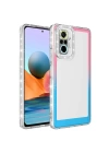 Xiaomi Redmi Note 10 Pro Kılıf Simli Ve Renk Geçiş Tasarımlı Lens Korumalı Redclick Park Kapak