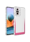 Xiaomi Redmi Note 10 Pro Kılıf Simli Ve Renk Geçiş Tasarımlı Lens Korumalı Redclick Park Kapak
