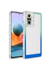 Xiaomi Redmi Note 10 Pro Kılıf Simli Ve Renk Geçiş Tasarımlı Lens Korumalı Redclick Park Kapak