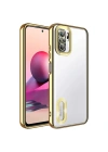 Xiaomi Redmi Note 10s Kılıf Kamera Korumalı Logo Gösteren Redclick Omega Kapak