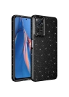 Xiaomi Redmi Note 12 Pro 4G Kılıf Kamera Korumalı Simli Lüks Redclick Koton Kapak