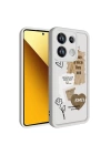 Xiaomi Redmi Note 13 4G Kılıf Kamera Korumalı Baskılı Arka Yüzey Redclick Klas Kapak