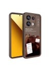 Xiaomi Redmi Note 13 4G Kılıf Kamera Korumalı Baskılı Arka Yüzey Redclick Klas Kapak