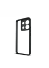 Xiaomi Redmi Note 13 Pro 5G Kılıf Kamera Korumalı Şeffaf Arka Yüzey Redclick New Roll Kapak