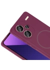 Xiaomi Redmi Note 13 Pro Plus 5G Kılıf M-safe Şarj Özellikli Redclick Meta Kapak