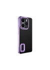 Xiaomi Redmi Note 14 4G Kılıf Kamera Korumalı Logo Gösteren Redclick Omega Kapak