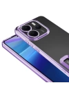 Xiaomi Redmi Note 14 4G Kılıf Kamera Korumalı Logo Gösteren Redclick Omega Kapak