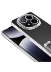 Xiaomi Redmi Note 14 Pro 4G Kılıf Kamera Korumalı Logo Gösteren Redclick Omega Kapak