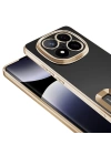 Xiaomi Redmi Note 14 Pro 4G Kılıf Kamera Korumalı Logo Gösteren Redclick Omega Kapak