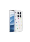 Xiaomi Redmi Note 14 Pro 4G Kılıf Şeffaf Figürlü Redclick Folk Sert Kapak