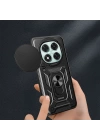 Xiaomi Redmi Note 14 Pro 5G Kılıf Magnetik Standlı Kamera Korumalı Redclick Sürgülü Vega Kapak