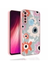 Xiaomi Redmi Note 8 Kılıf Desenli Kamera Korumalı Parlak Redclick Nora Kapak