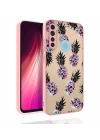 Xiaomi Redmi Note 8 Kılıf Desenli Kamera Korumalı Parlak Redclick Nora Kapak