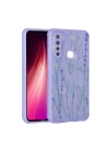 Xiaomi Redmi Note 8 Kılıf Simli Desenli Kamera Korumalı Parlak Redclick Popy Kapak