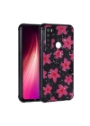 Xiaomi Redmi Note 8 Kılıf Simli Desenli Kamera Korumalı Parlak Redclick Popy Kapak