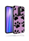 Xiaomi Redmi Note 8 Pro Kılıf Desenli Kamera Korumalı Parlak Redclick Nora Kapak