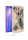 Xiaomi Redmi Note 8 Pro Kılıf Desenli Kamera Korumalı Parlak Redclick Nora Kapak