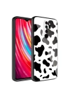 Xiaomi Redmi Note 8 Pro Kılıf Kamera Korumalı Desenli Sert Silikon Redclick Epoksi Kapak