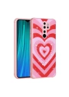 Xiaomi Redmi Note 8 Pro Kılıf Simli Desenli Kamera Korumalı Parlak Redclick Popy Kapak