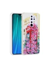 Xiaomi Redmi Note 8 Pro Kılıf Simli Desenli Kamera Korumalı Parlak Redclick Popy Kapak