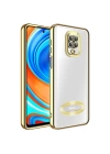Xiaomi Redmi Note 9s Kılıf Kamera Korumalı Logo Gösteren Redclick Omega Kapak