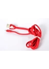 Redclick Yassı Yumuşak Lightning Usb Kablo