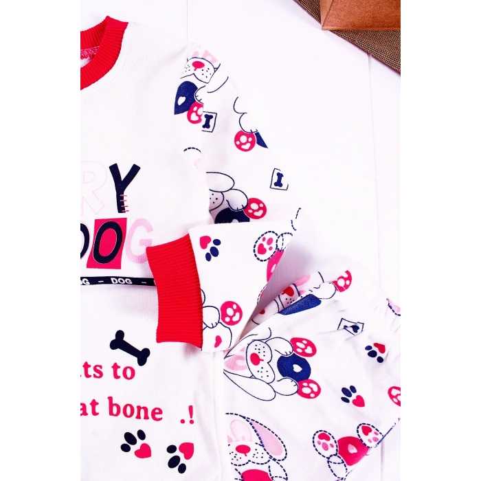 Hungry Desenli Kız Çocuk Pijama Takımı