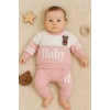 Baby Desenli 2li % 100 Pamuk Kız Bebek Takımı