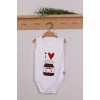 Daddys Cikolata Desenli Askılı Unisex Body