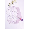 Kalp Desenli Uzun Kol 2li Kız Bebek Body Seti