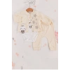 Lovely Yıldız Desenli 3lü Hırkalı Kız Bebek Takım