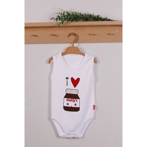 Daddys Cikolata Desenli Askılı Unisex Body