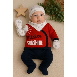 Sun Shine Desenli 5li Erkek Hastane Çıkışı