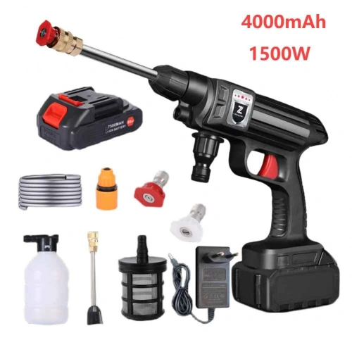 Trend Store Kablosuz Yüksek Basınçlı 100W 10000 mAHh Şarjlı Su Tabancası Taşınabilir Araba Yıkama Sulama İlaçlama Makinası