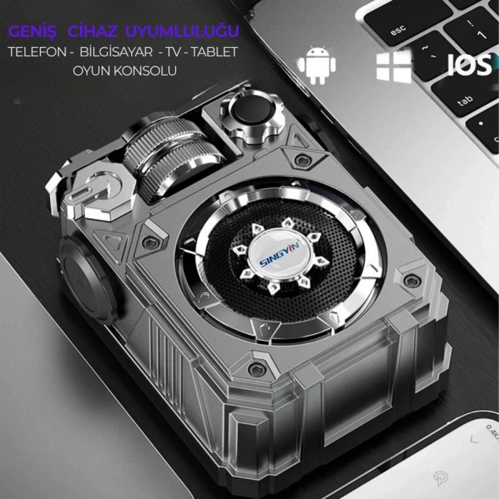 Taşınabilir Bluetooth Hoparlör 10W Bluetooth 5.3 IPX5 Su Geçirmez Type-C Şarjlı Outdoor Kamp Piknik Hoparlörü